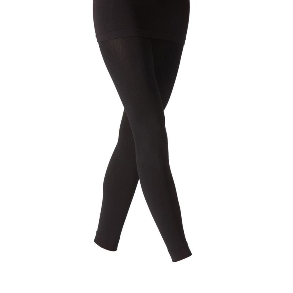 Silky Womens/Ladies 200 Denier Fleece Footless Tights (1 Pair) / Black